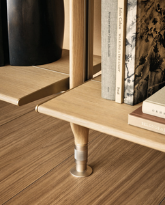 Ý Thiết Kế Trần Gắn Tủ Quần Áo Hệ Thống Nhôm Sơn Cấu Trúc Mở Tủ Quần Áo Nhôm Kệ - Product Image 3