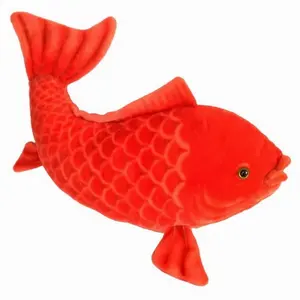 赤い金魚ぬいぐるみリアルな赤い鯉ぬいぐるみ