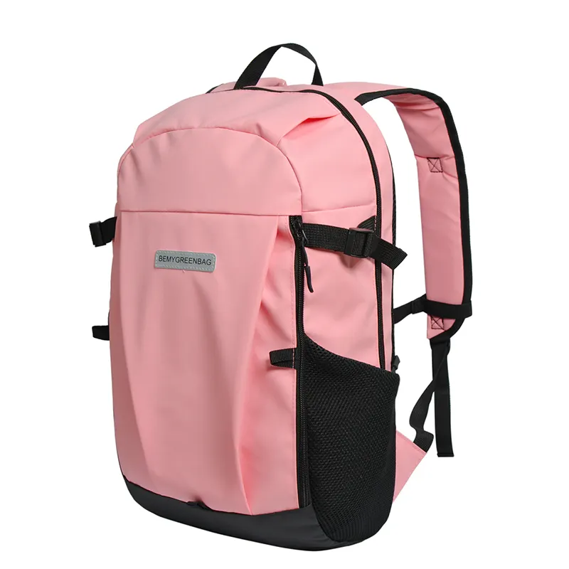 Custom Logo Pink Laptop Packsack High Quality School Bag Packs Luxury Travel Woman Backpack