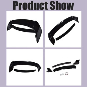 สปอยเลอร์หลังรถยนต์ สีดำเงา วัสดุ ABS สำหรับปี 2006-2011 - Product Image 3
