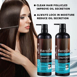 Keliara Keratin Treatment Hair <b>Shampoo</b> and Conditioner for All Hair Types-Anti-Dandruff Nourishing Moisturizing Hair Care Set - Product Image 3