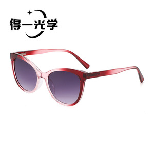 Cat Eye <b>Sunglasses</b> Black UV400 PC Frame Unisex Street Style - Product Image 2
