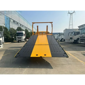 New CLW Diesel Manual <b>Flatbed</b> Tow <b>Truck</b> Drive Road Rescue Wrecker <b>Truck</b> for Sale - Product Image 2
