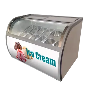 Mini Ice Cream Freezer Ice Cream Freezer Display Ice Cream Display Freezer Counter Top Showcase