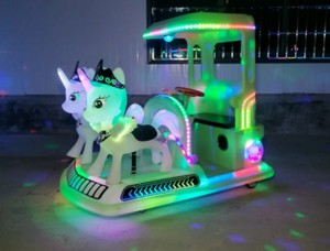Voiture tamponneuse électrique <span class=keywords><strong>Captain</strong></span> America à LED RGB, adorable voiturette pour enfants pour les marchés nocturnes, les places et les parcs - Product Image 6