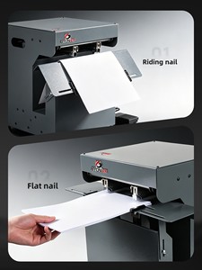 Máquina Encuadernadora Manual de Doble Cabezal Baoyu, Totalmente Automática, Dispositivo de Encuadernación Perfecta <span class=keywords><strong>para</strong></span> Archivos, Documentos y <span class=keywords><strong>Folletos</strong></span> - Product Image 3