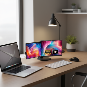 Monitor Portátil IPS FHD de 14 Pulgadas y 1080P con USB-C, Pantalla Extendida para Laptop, Mac y PS5 - Product Image 2