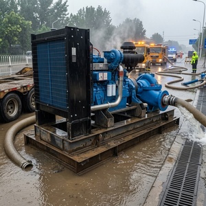 Système de générateur 100 kVA 125 kVA 160 kVA 80 kW 100 kW 128 kW 230 V/400 V 24 V avec moteur pour pompe à eau HSD auto-amorçante puissante - Product Image 5