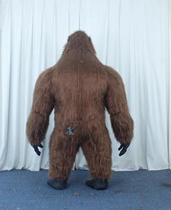 Disfraz de mascota King Kong inflable personalizado para adultos Unisex disfraz de gorila de pie sin forro para alquiler o venta - Product Image 4