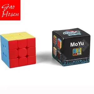Moyu hız küp MoFang JiaoShi Meilong 2X2 ve 3X3 ve 4X4 ve 5X5 6X6 7X7 Stickerless sihirli küp Cubing sınıf seti