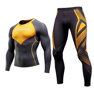 Ensemble de Rashguards de Compression Personnalisés pour Hommes, Motif Sublimé, pour MMA, Gym et Boxe – Vente en Gros - Product Image 6