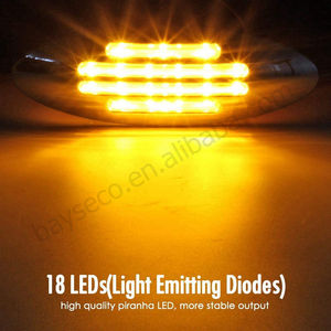 Luz de Posición LED Ovalada Roja/Ámbar de 6-3/5'' Pulgadas HST-20174 para Remolque, Luz de Marcador LED para Guardabarros Delantero, 12V/24V - Product Image 6