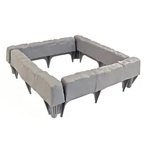 Bordo Decorativo in Plastica Effetto Pietra per <span class=keywords><strong>Giardino</strong></span> e Prato Ornamenti per Spazi Esterni - Product Image 1