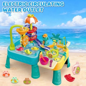 <span class=keywords><strong>Table</strong></span> de jeu <span class=keywords><strong>d</strong></span>'été pour sable et <span class=keywords><strong>eau</strong></span>, jouet multifonctionnel pour activités intérieures et extérieures avec robinet électrique à <span class=keywords><strong>eau</strong></span> courante - Product Image 2