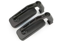 Nouveau rétroviseur universel rectangulaire modifié pour moto KB avec surface plate (sans distorsion) et réglage de rotation à 360 degrés