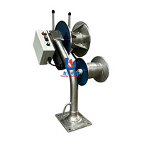 Treuil hydraulique électrique 12V/24V pour la pêche en bateau avec câble en acier inoxydable et treuil pour filet métallique