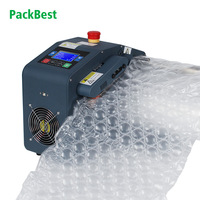 Machine automatique de remplissage de vide par coussin d'air avec fabricant de rouleaux de film à bulles, fonctionnement simple et démarrage rapide pour l'emballage e-commerce