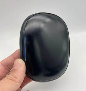 Blank Empty Hard Shell for <strong>Airpods</strong> <strong>Max</strong> Black Plastic Grooved <strong>Cover</strong> for Headphone Earphone Grooved PC Case - Product Image 3
