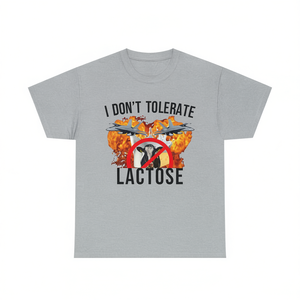 Camiseta para Intolerantes a la Lactosa, Camiseta con Meme Divertido, Humor Incómodo, Regalo de Broma Inapropado, Camisetas Divertidas - Product Image 1