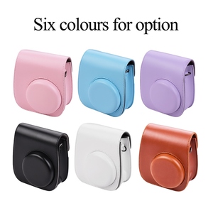 Étui pour <span class=keywords><strong>appareil</strong></span> <span class=keywords><strong>photo</strong></span> <span class=keywords><strong>instantané</strong></span> portable en cuir PU avec bandoulière compatible avec <span class=keywords><strong>Fujifilm</strong></span> Fuji <span class=keywords><strong>Instax</strong></span> <span class=keywords><strong>Mini</strong></span> <span class=keywords><strong>11</strong></span> - Product Image 4