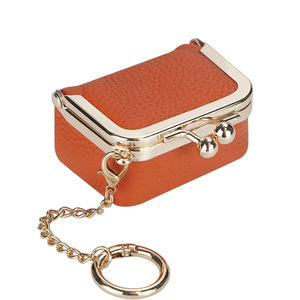 <span class=keywords><strong>Mini</strong></span> boîte à bijoux en PU de couleur unie pour femme, porte-monnaie portable avec fermoir à pression, sac de rangement pour bagues, colliers et boucles d'oreilles - Product Image 4