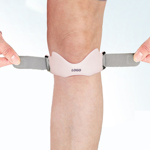 Supporto <span class=keywords><strong>per</strong></span> Ginocchio con Cuscinetto in Silicone <span class=keywords><strong>per</strong></span> Alleviare il Dolore, Recupero da Tendiniti Rotulea, Fascia Flessibile Ammortizzante - Product Image 1