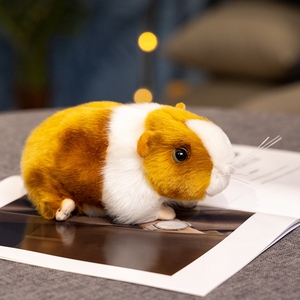 Juguetes de Peluche de Cobaya Realistas y Suaves con Relleno de Algodón PP, Diseño de Color Personalizable, Estilo Lindo y Divertido para Decoración de Habitaciones, Bolsa OPP - Product Image 2