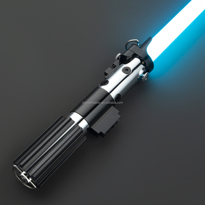 Sables Metal Hilt Heavy Dueling Hoja <span class=keywords><strong>de</strong></span> policarbonato Led Saber Proffie <span class=keywords><strong>Sound</strong></span> Board <span class=keywords><strong>Blaster</strong></span> Lock up para fiesta - Product Image 3