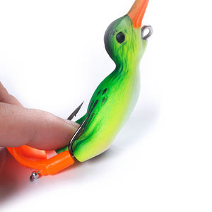 Smart — appât artificiel flottant en forme de grenouille pour la pêche, leurre multicolores rotatif pour attraper des poissons, matériel pour pêcher les bars, 8.5cm, 12g - Product Image 4
