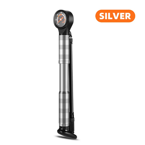 पोर्टेबल टायर बाइक हाई प्रेशर इन्फ्लेटर प्रेशर गेज हैंड पंप मिनी मैकेनिकल गेज पंप साइकिल पंप प्रेशर गेज के साथ - Product Image 1