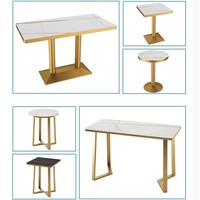 Table et chaises pour café, salon de thé, restaurant occidental, table ronde petite, table carrée, usage commercial
