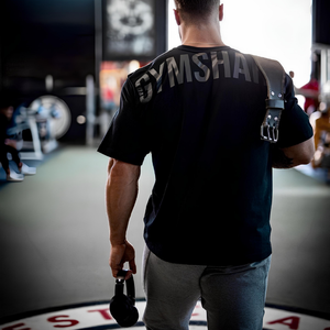 Recién llegado, camiseta de gimnasio de alta calidad, manga corta, cuello redondo, diseño gráfico, 100% algodón, muestra gratis de la fábrica de Vietnam - Product Image 5