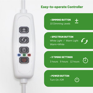 ไฟปลูกต้นไม้ LED แบบพกพาในสวนแบบ USB สำหรับปลูกพืชในร่มแบบสมาร์ทกระถางไฟรัศมีสำหรับปลูกต้นไม้ในบ้าน - Product Image 6