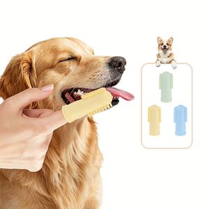 Brosse à dents pour animaux de compagnie en silicone de qualité alimentaire, luxueuse et mignonne, à poils doux pour le nettoyage des dents des chiens, élimination de la plaque dentaire, soins bucco-dentaires - Product Image 2