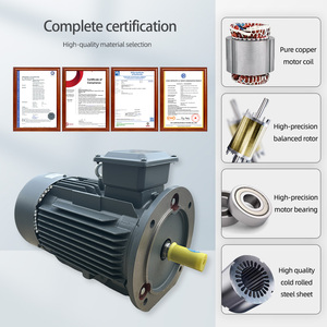 มอเตอร์เหนี่ยวนำไฟฟ้ากระแสสลับแบบอะซิงโครนัสสามเฟส Beide4KW 1500 รอบต่อนาที รุ่น 1TL0003-1BB23-3FA4 IP55 IMB5 380V 50Hz แบบปิดสนิท - Product Image 4