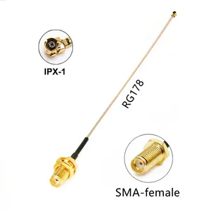 สายแปลง <span class=keywords><strong>IPX</strong></span>-1 Pigtail Jumper ตัวเมีย UFL <span class=keywords><strong>IPX</strong></span> RG178 สำหรับเราเตอร์ WiFi และ GPS AP - Product Image 5