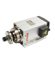 Moteur de broche CNC de haute précision 5,5 kW ER20 refroidi par air, 6000 tr/min, contrôle par variateur de fréquence, pour routeur CNC et gravure sur bois