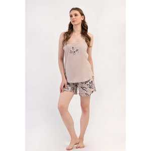 Conjunto de Falda Ovalada con Estampado de Lazos y Tirantes para Mujer, Talla XXL, con Diseño Único - Product Image 4