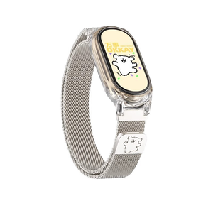 Correa de Reloj de Malla Metálica Transpirable de 37 Colores de la <span class=keywords><strong>Serie</strong></span> 70101 Totalmente Nueva para Miband7, Correa Negra de Lujo de 20 mm - Product Image 4