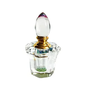 Groothandel Huwelijksgeschenken Voor Gasten 3Ml Fancy Crystal Glas Parfum Olie Fles, Lege Crystal Attar Fles