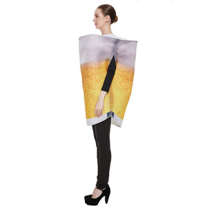 Disfraz de Jarra de Cerveza para Mujer Adulta, Traje de Fiesta de Halloween, Mono de Fibra de Poliéster, Disfraz Divertido para Cosplay - Product Image 4