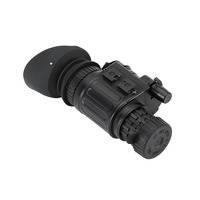 Perangkat Penglihatan Malam Monokuler PVS-14 Gen2+ Penguat Gambar Fosfor Hijau P43 FOM1600 Perbesaran 1x 50 FOV 800-1800mAh