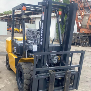 รถยกดีเซล KOMATSU FD50 FD25 มือสอง สภาพดี ขนาด 5 ตัน เสาเดี่ยว/สามเสา ความยาวงา 1000 มม. ขายดี - Product Image 1