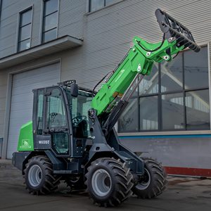 Электрический колесный телескопический погрузчик 0.4ton 0.8ton 1.0ton <span class=keywords><strong>1.2ton</strong></span> сельскохозяйственная Строительная Лопата оборудование мини-погрузчик - Product Image 5