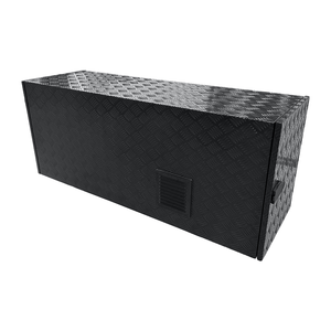 Op maat gemaakte aluminium opbergkist met twee zijdeuren, afsluitbaar, voor campers, caravans, aanhangwagens & vrachtwagens - Product Image 1