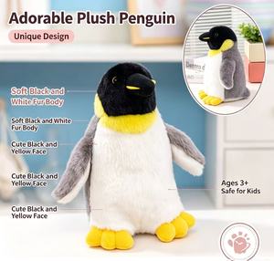 ตุ๊กตาเพนกวินเหมือนจริงแบบกำหนดเอง หลายสี รับผลิตตามสั่ง ขายส่ง ของขวัญรูปสัตว์ - Product Image 2