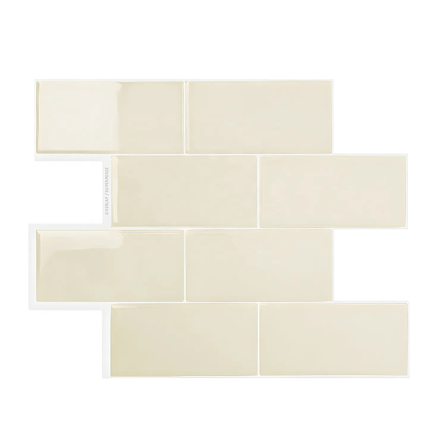 Белые 3D настенные панели для ванной комнаты, для кухни, водостойкие ПВХ-пилы и стики, кирпичи, декоративные наклейки на стену для интерьера
