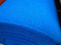 Feuilles de mousse de silicone à cellules ouvertes bleues 20MM, rouleau 1Mx10M, éponge résistante à la chaleur pour table à repasser et presse à chaud