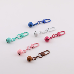 Gantungan Kunci Lonceng Kenop Pintu Logam Gaya Korea Berwarna-warni, Aksesoris Perhiasan Liontin Tas Tempat Earphone Buatan Tangan Kustom DIY - Product Image 5