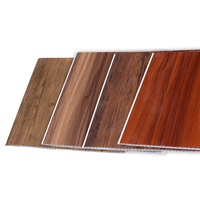 Azulejos de techo laminados de PVC para interiores modernos, populares para decoración del hogar, techos falsos impermeables con diseño perforado y artístico